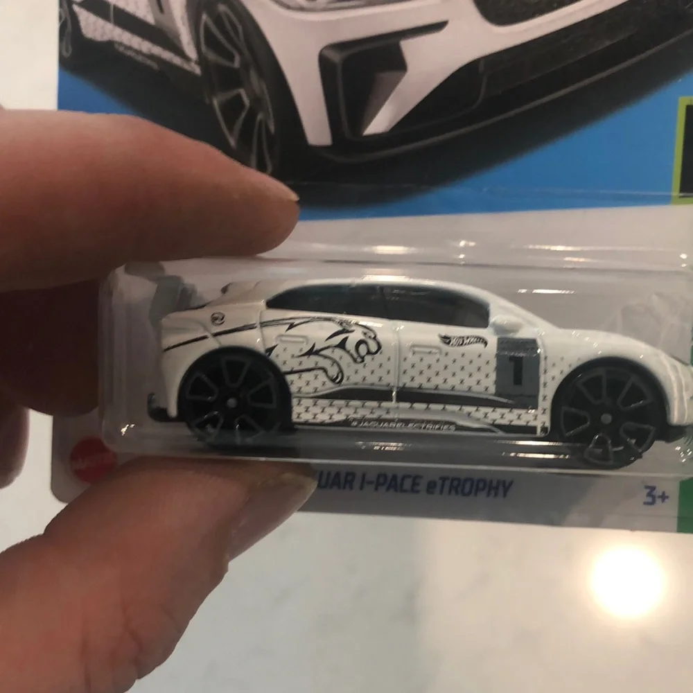 Jaguar I-Pace eTrophy Toy Car - White and Black